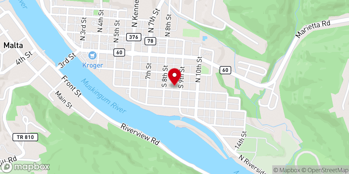 Map showing location of St James Catholic Church