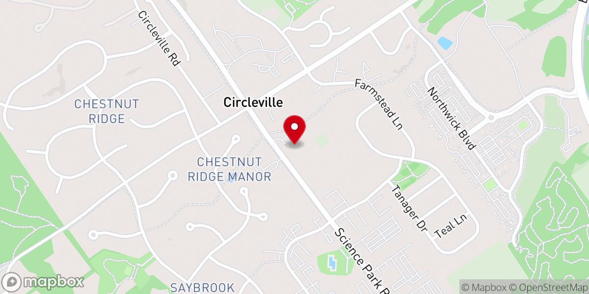 Map showing location of Good Shepherd Lutheran Church