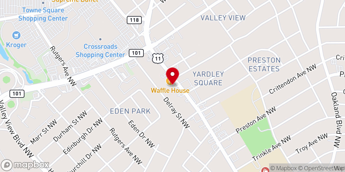 Map showing location of Life Pointe Church