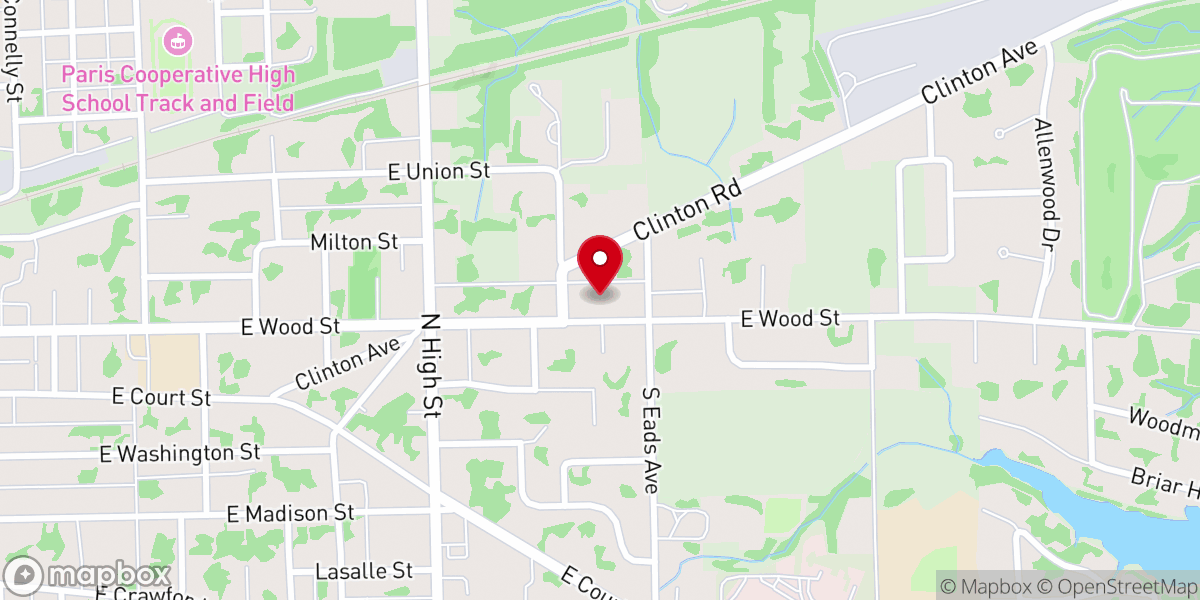 Map showing location of Heritage Family Church