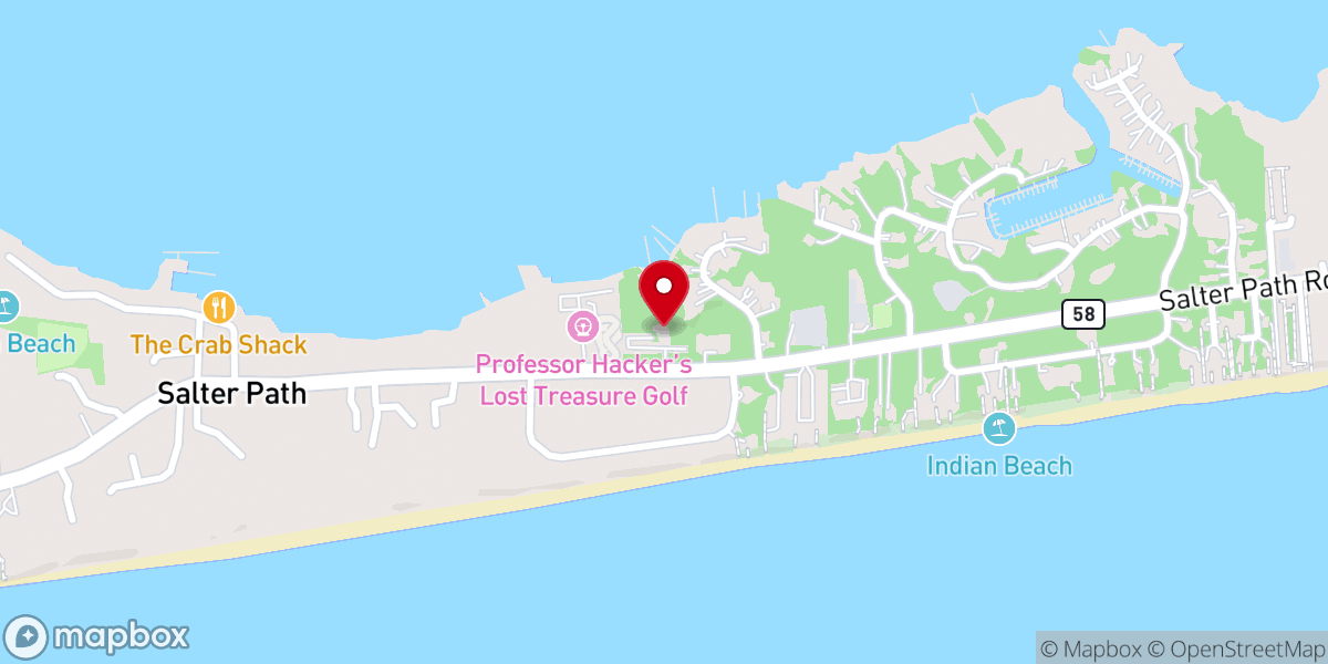 Map showing location of St Francis By the Sea Church