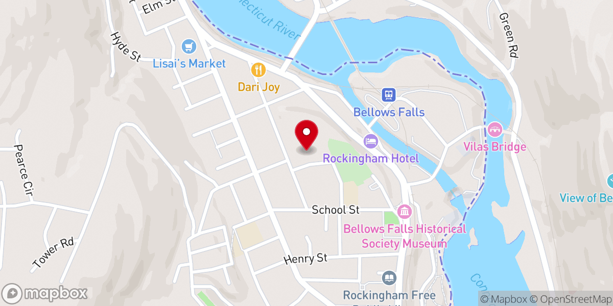 Map showing location of Saint Charles Roman Catholic Church
