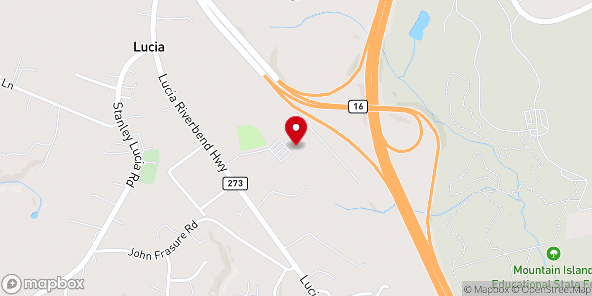 Map showing location of New Covenant Church Mount Holly