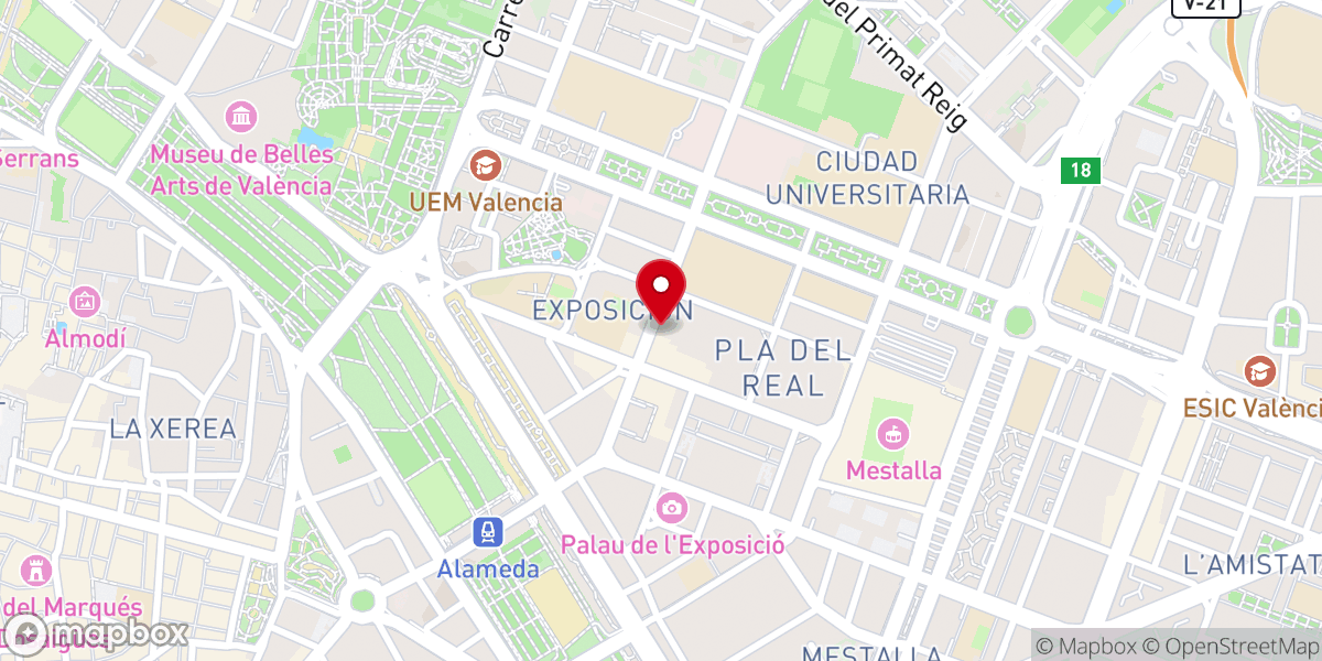 Map showing location of Parroquia de San Pascual Baylón