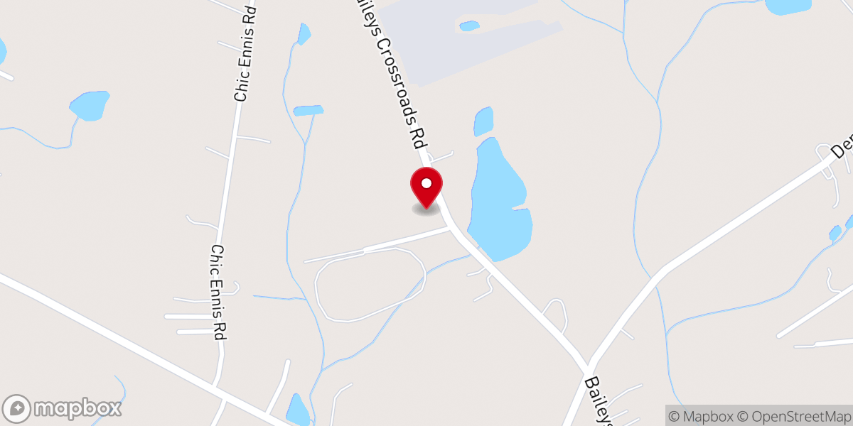 Map showing location of Freedom Chapel Church