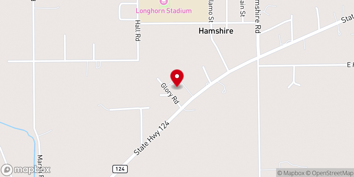 Map showing location of First Baptist Church