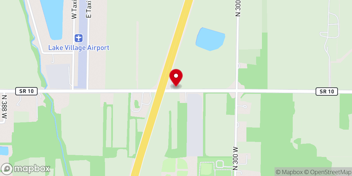 Map showing location of Saint Augusta Catholic Church, Lake Village