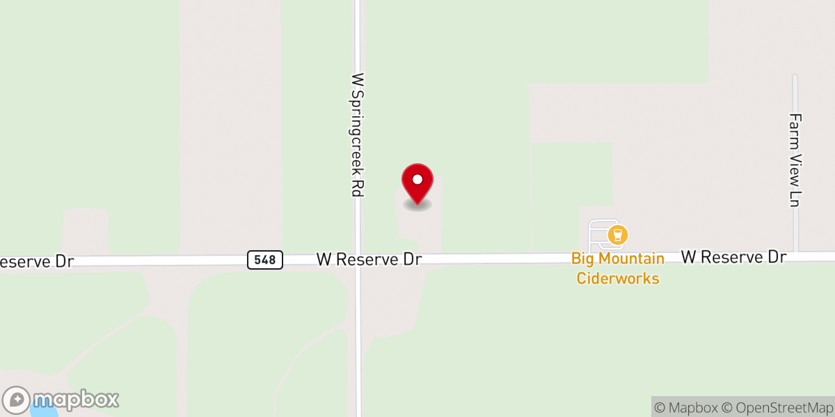 Map showing location of Kalispell Seventh-day Adventist Church