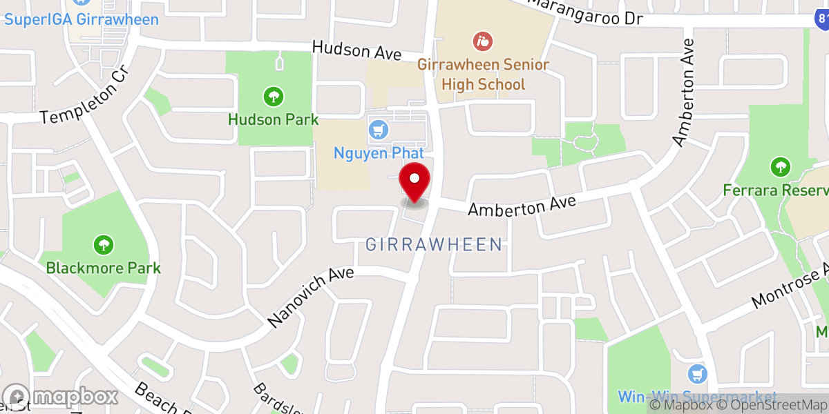 Map showing location of Encounter City Church