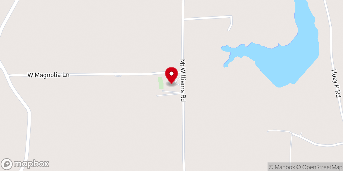 Map showing location of Mount William Church