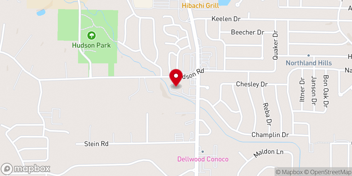 Map showing location of All Creation Family Church