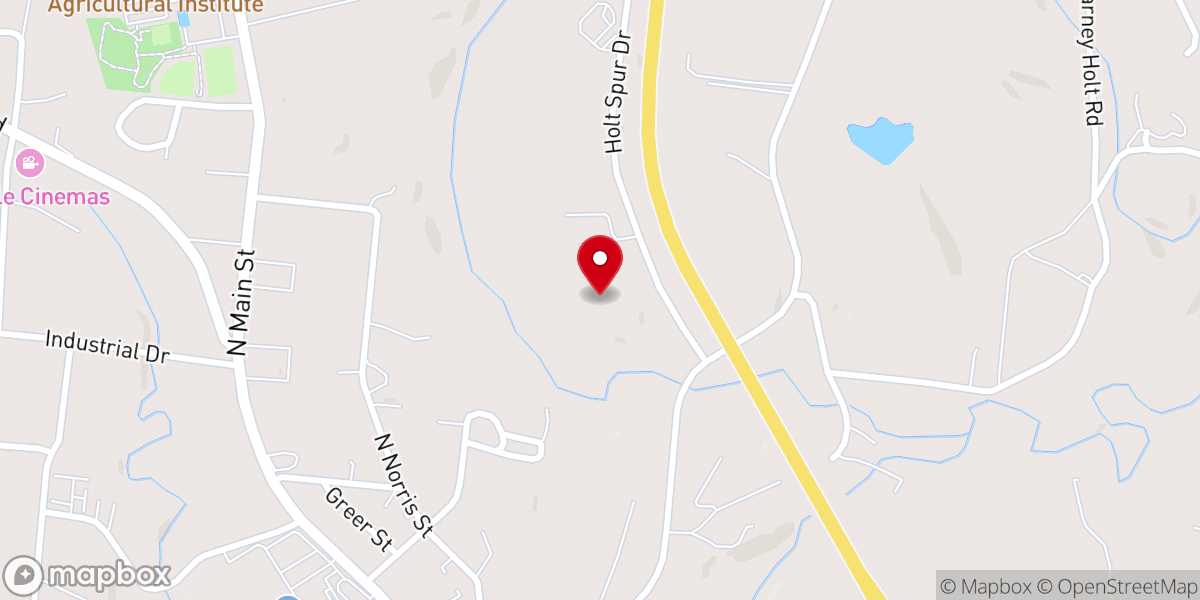 Map showing location of Jamestown First Church of the Nazarene