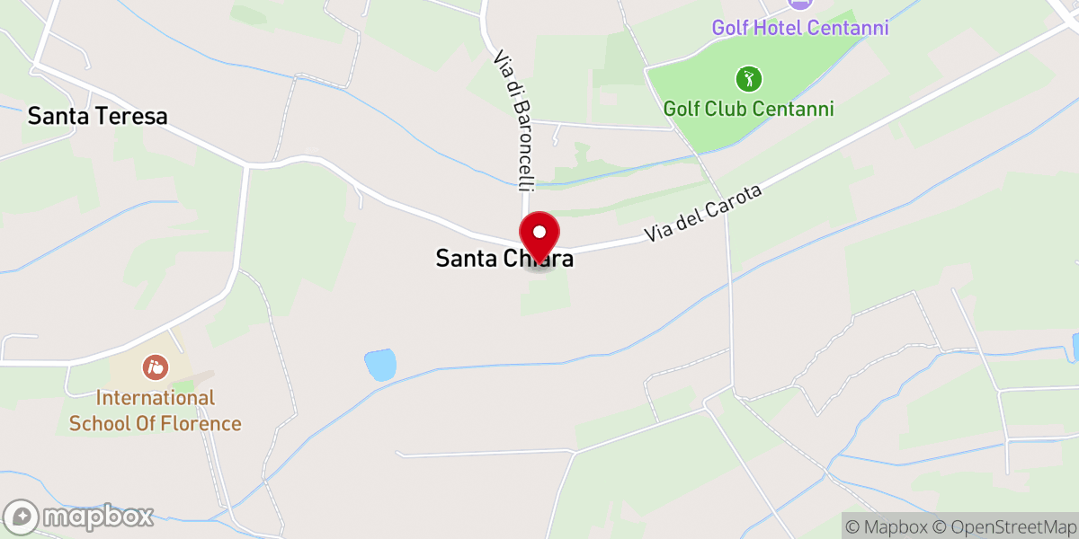 Map showing location of Monastero dello Spirito Santo