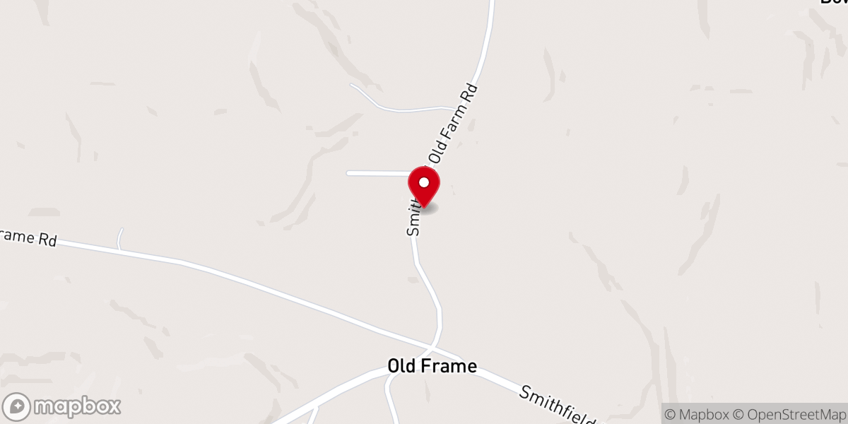 Map showing location of Trinity Fellowship Church of God