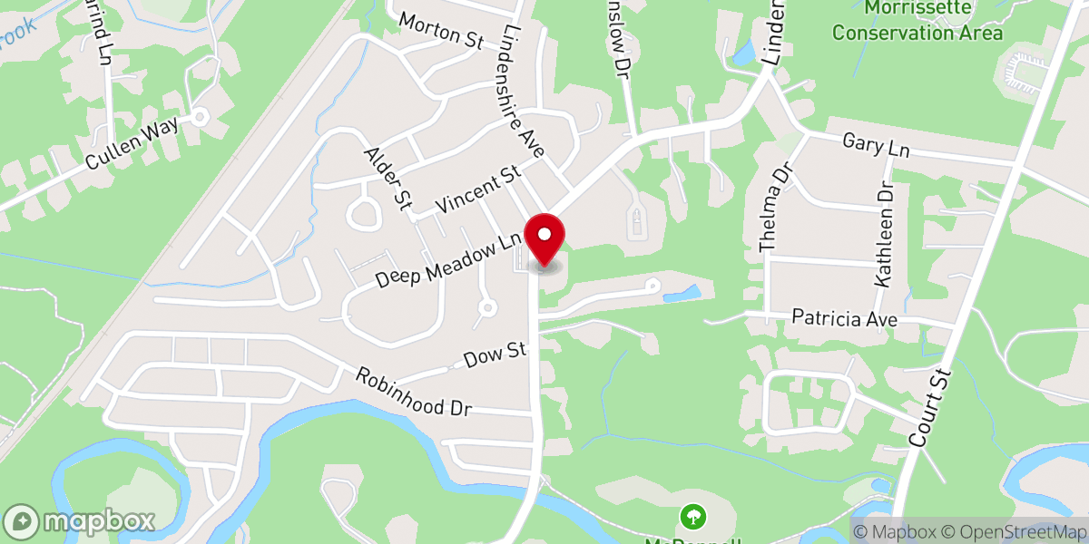 Map showing location of Father's Family Church