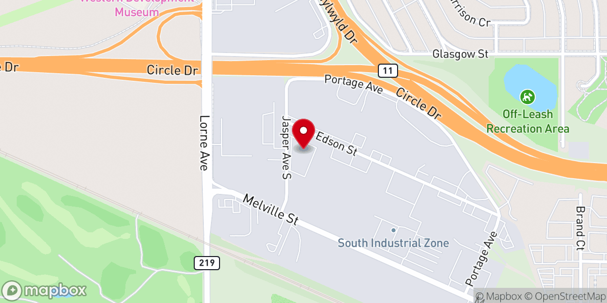 Map showing location of Redeemed Christian Church of God (RCCG), Heaven's Gate, Saskatoon