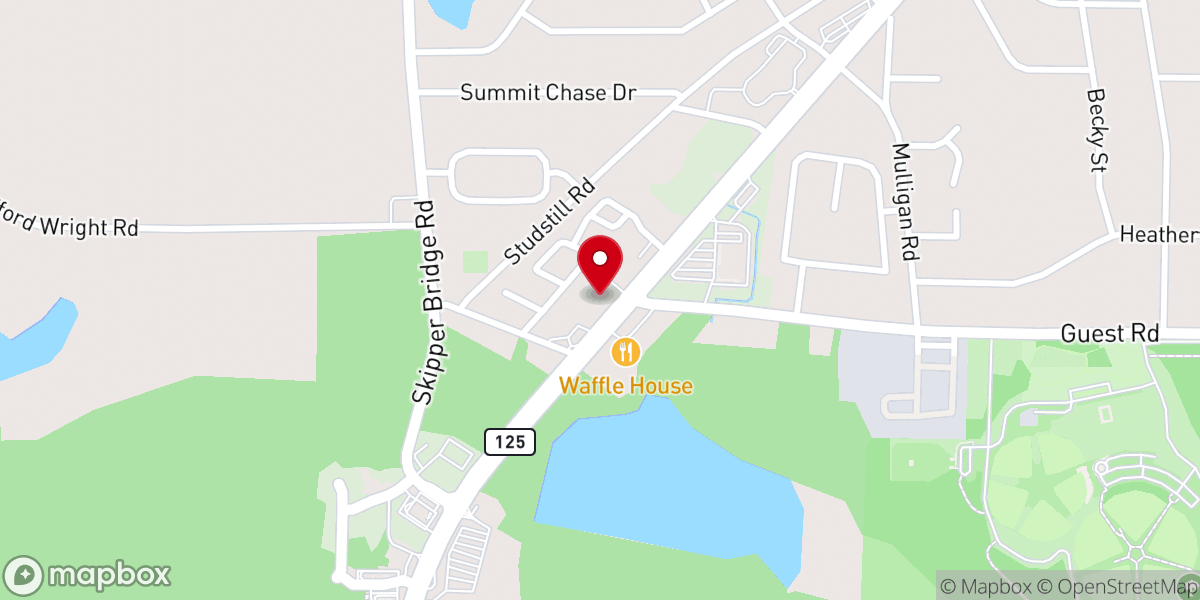 Map showing location of NorthGate Assembly of God