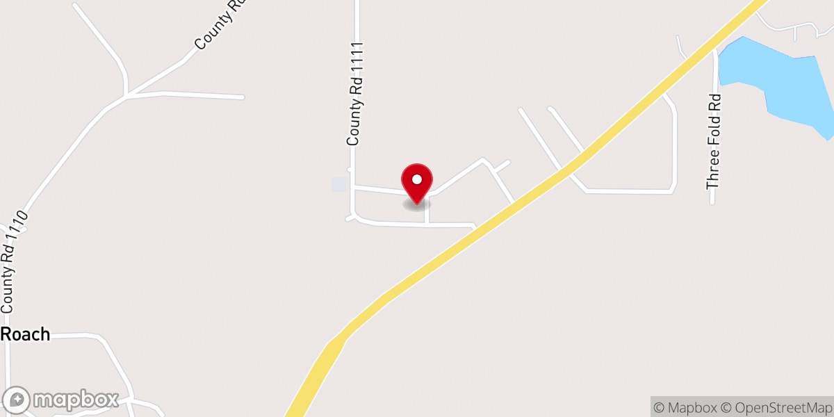 Map showing location of Shiloh Baptist Church