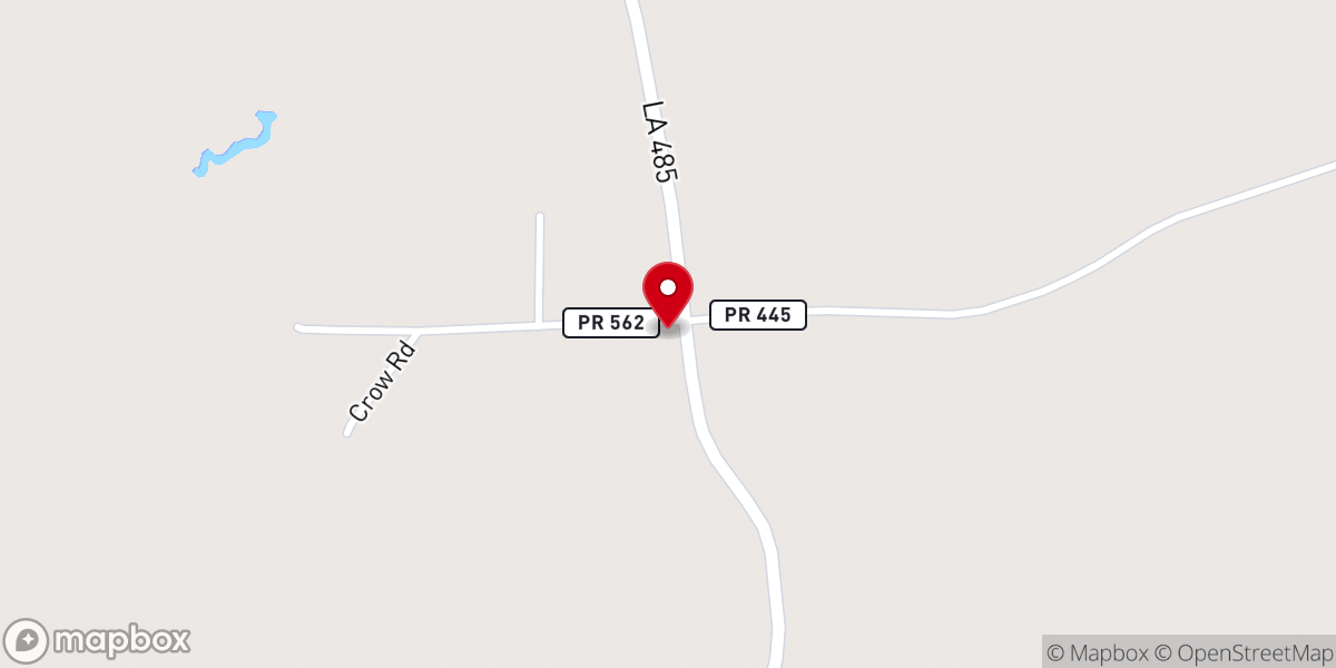 Map showing location of St. Anne Catholic Church