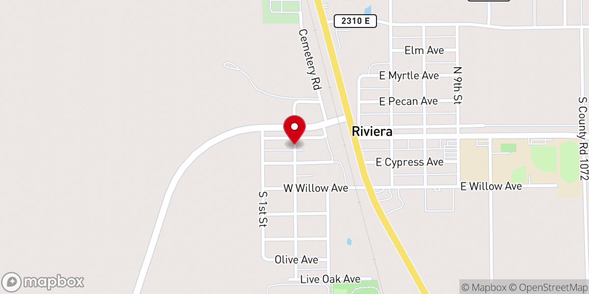Map showing location of Our Lady Of Guadalupe Mission