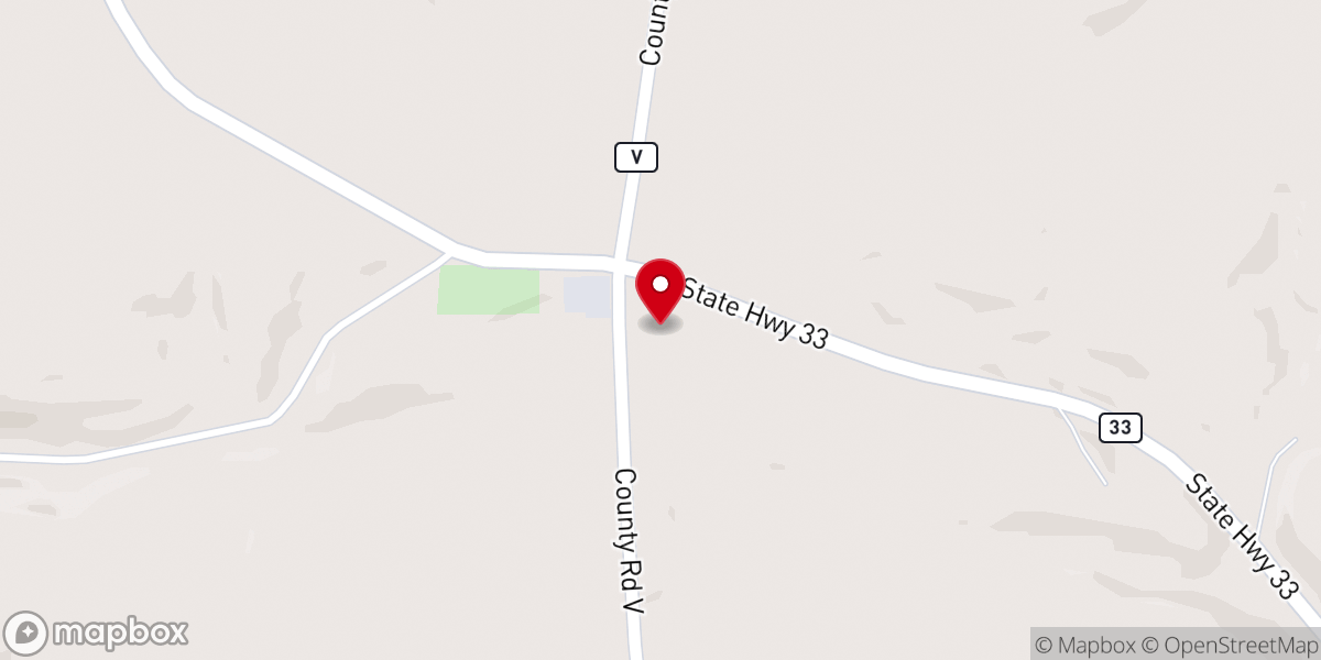 Map showing location of Burr Wesleyan Church