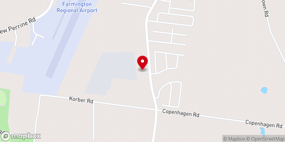 Map showing location of Life Church Farmington