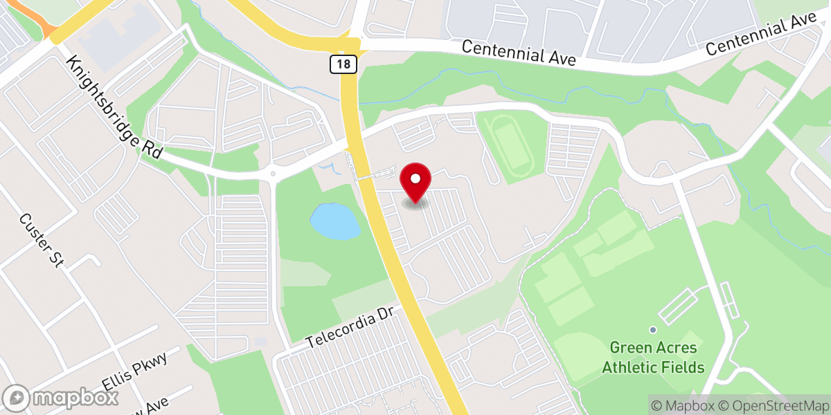 Map showing location of New Beginnings Temple