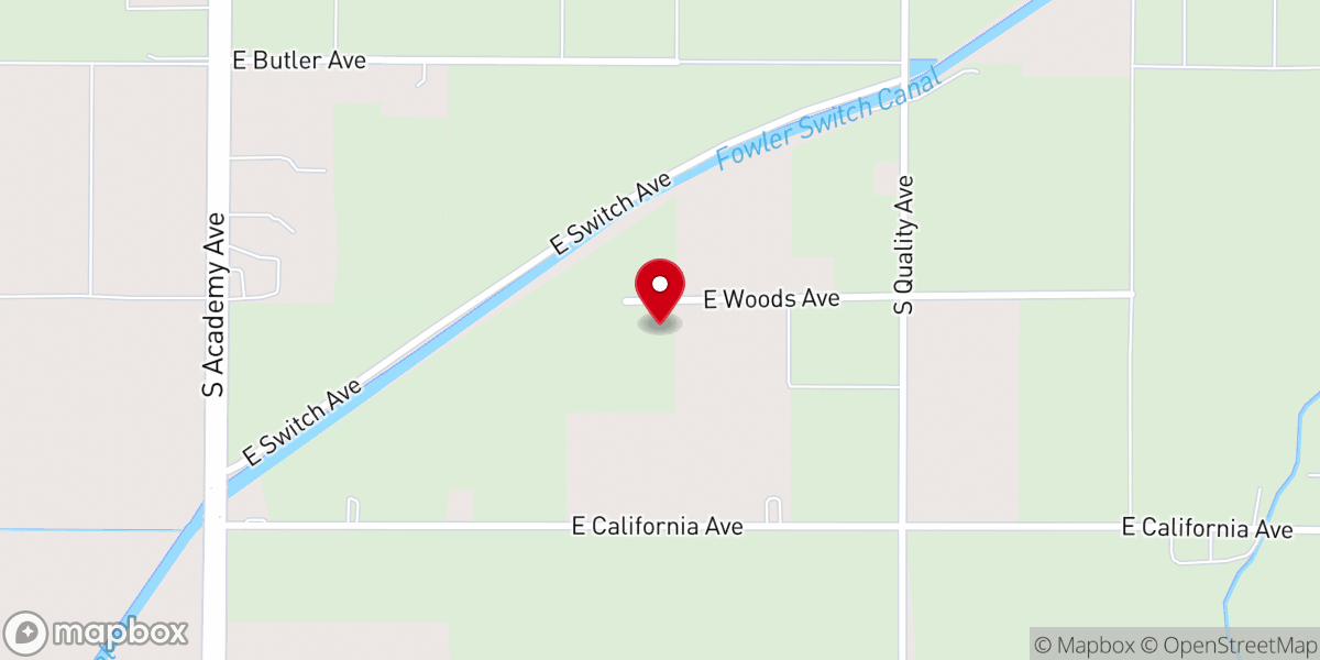 Map showing location of Trinity Christian Headquarters