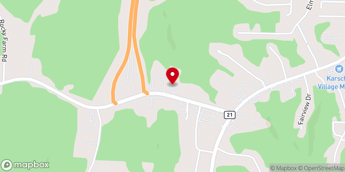 Map showing location of New Hope Fellowship