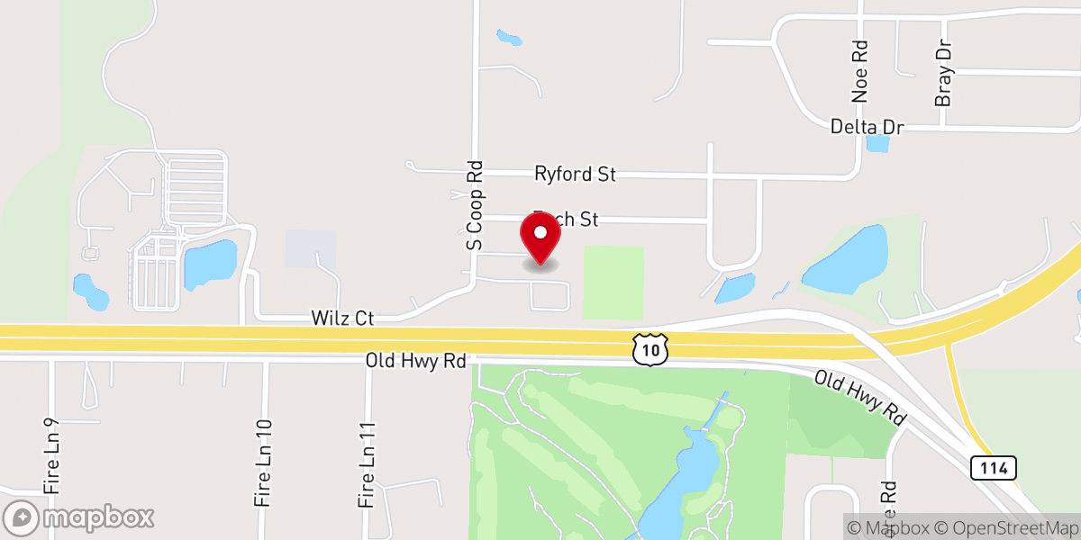 Map showing location of Mt Calvary Lutheran Church and Shepherd of the Valley Lutheran School