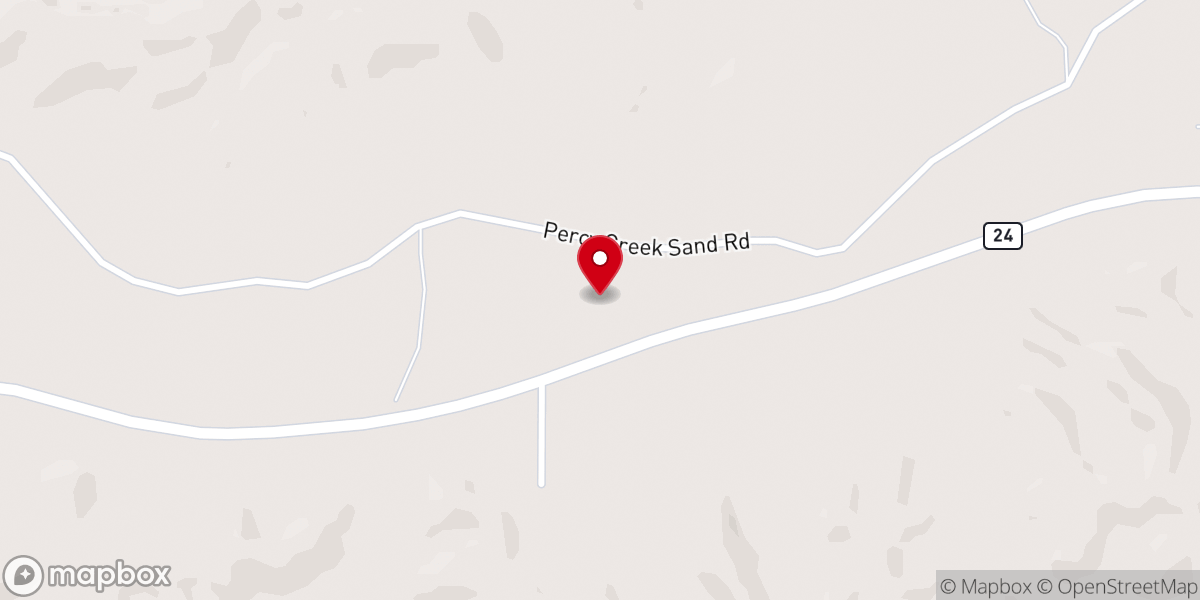 Map showing location of First Zion Church