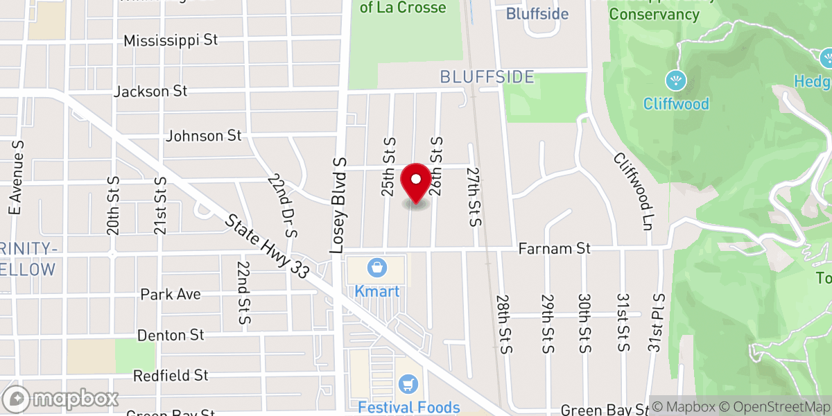 Map showing location of United Campus Ministry Inc