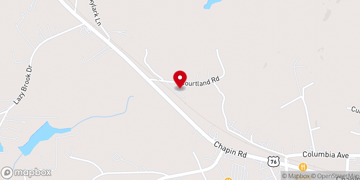 Map showing location of St. Francis Community Thrift Shop