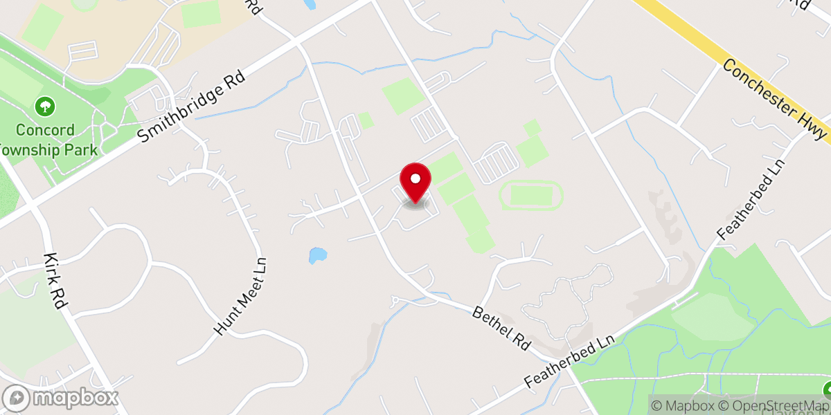 Map showing location of Valley Point Church