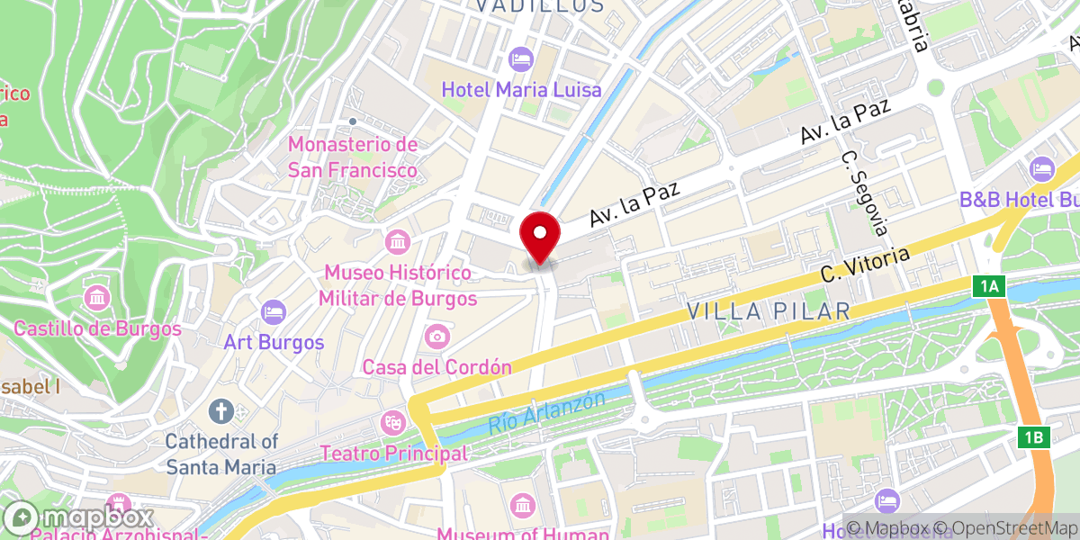 Map showing location of Los Gigantillos