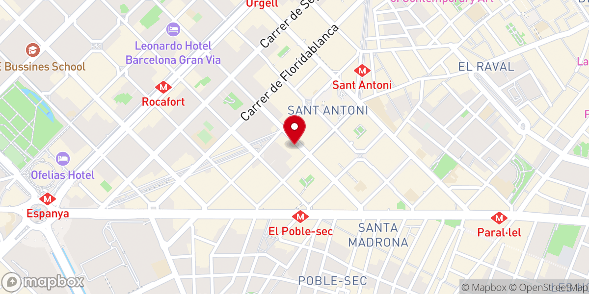 Map showing location of Barcelona Bethel Missionary Baptist Church