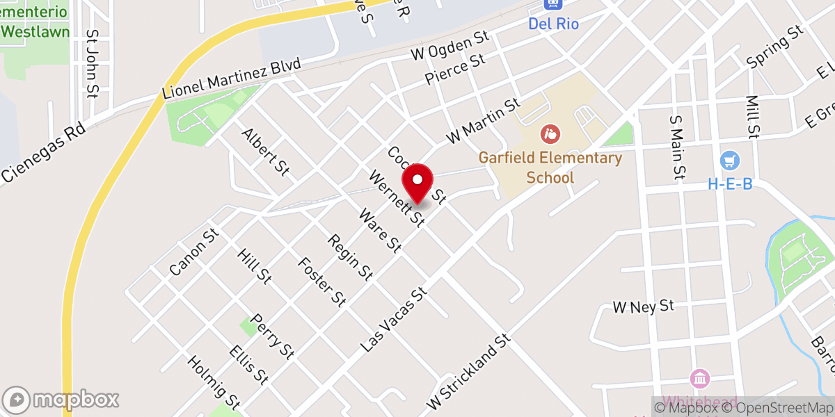 Map showing location of St Joseph Church