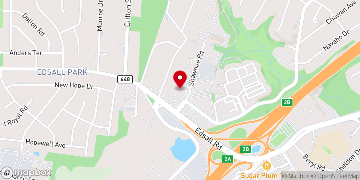 Map showing location of All Angels Traditional Anglican Church