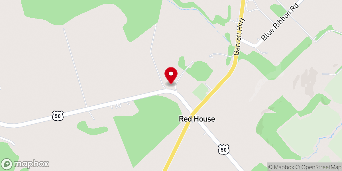 Map showing location of Glade View Church of the Brethren