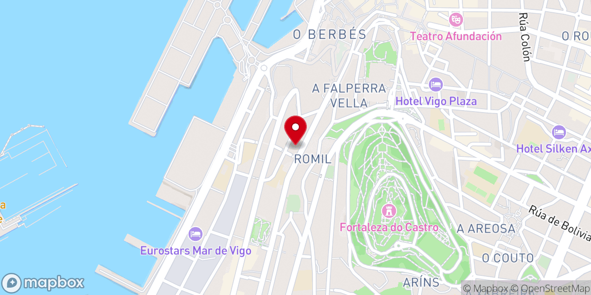 Map showing location of Padres Redentoristas