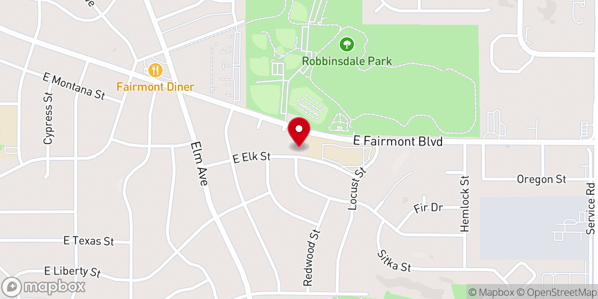 Map showing location of St Paul Evangelical Lutheran
