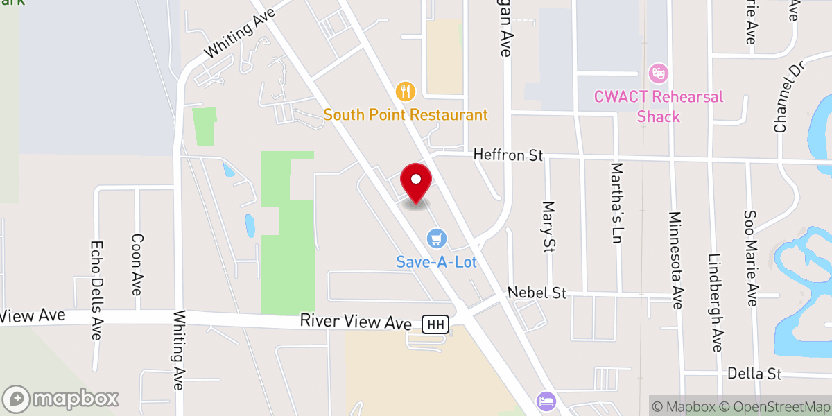 Map showing location of CWB FIGHT CLUB