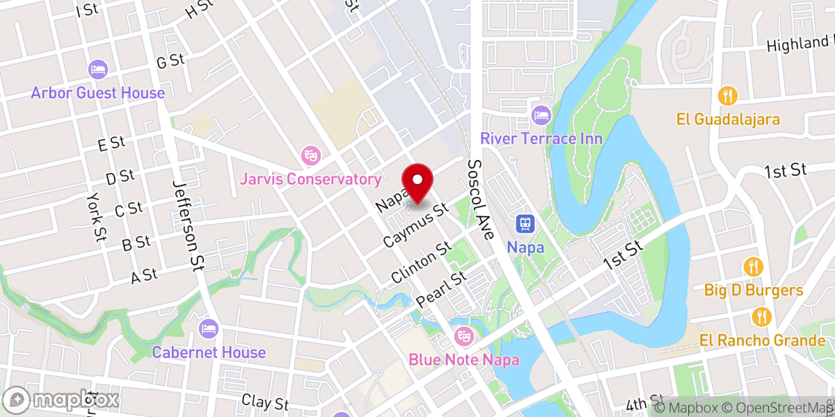 Map showing location of Saint John the Baptist Catholic Church