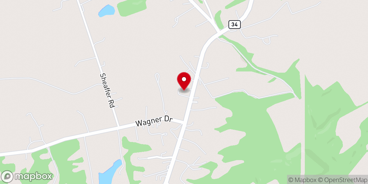 Map showing location of St. Matthews United Church
