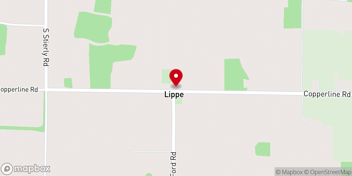 Map showing location of Zion-Lippe