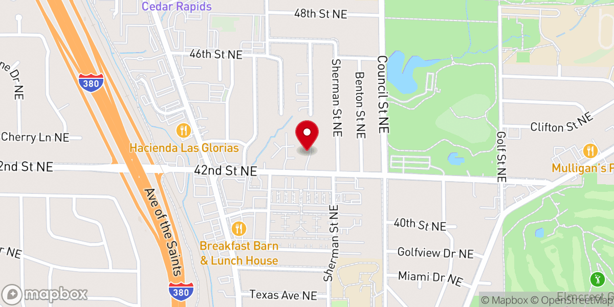 Map showing location of The Alliance Church