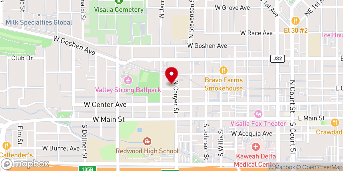 Map showing location of Ecclesia Temple Christian Community Church