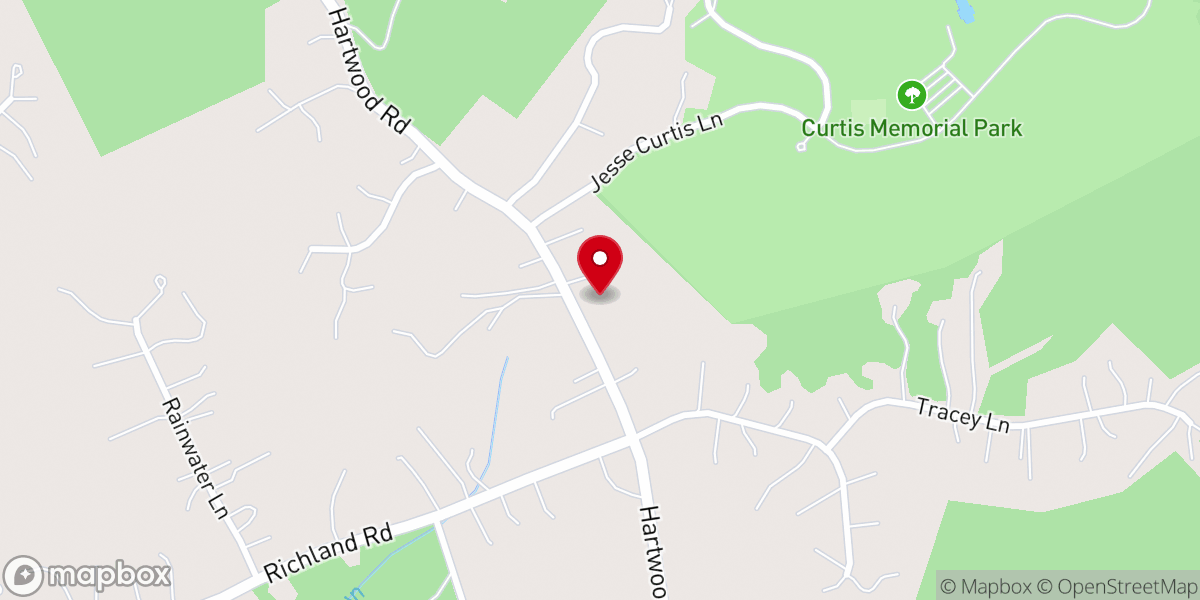 Map showing location of Glasgow Farm Church