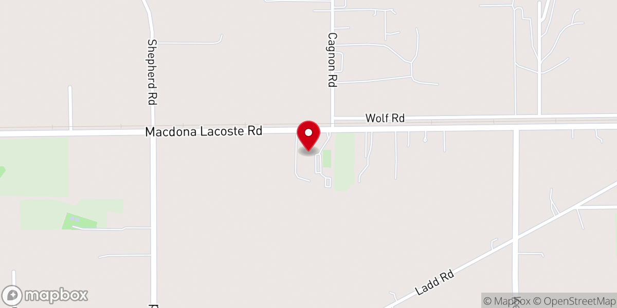 Map showing location of Our Lady Queen of Heaven Church