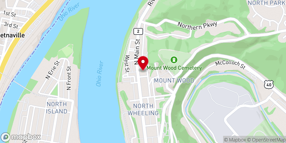 Map showing location of Bethlehem Apostolic Church